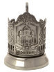 Никелированный подстаканник для чая "Храм Христа Спасителя" Кольчугино фото 1 — Samogon-sam.ru