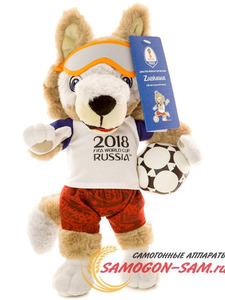 Волк Забивака талисман FIFA 2018 28 см фото 1 — Samogon-sam.ru